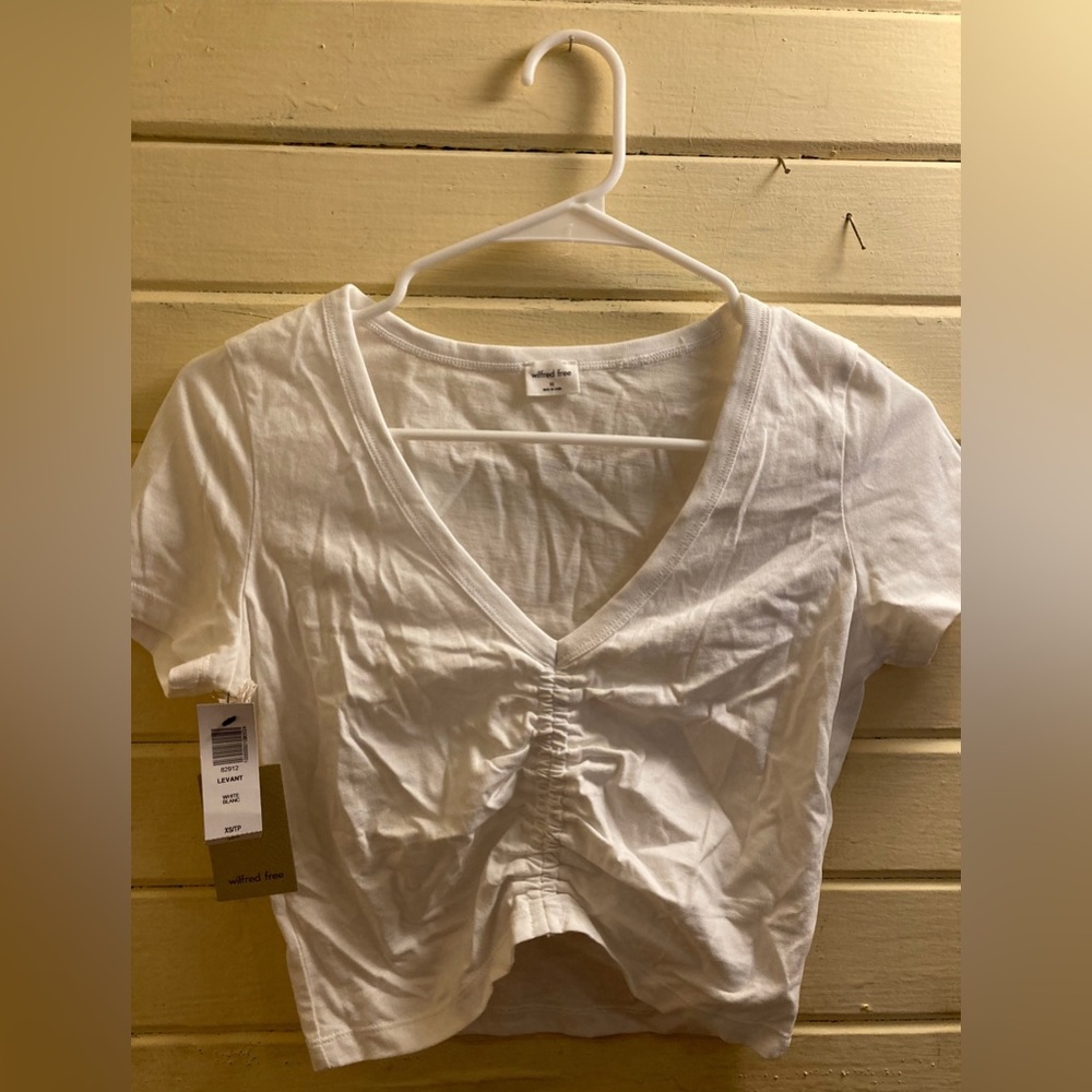 Wilfred Free BRAND NEW White Crop Top!